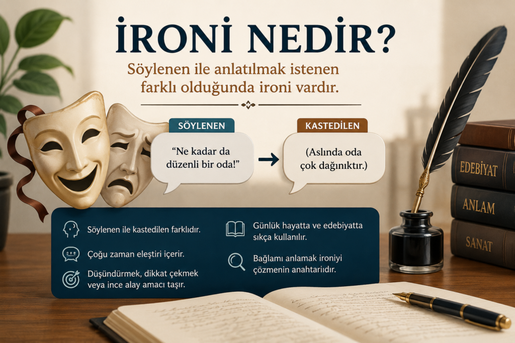 İroni nedir ve ironi ne demek örnekleri