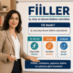 Fiillerin tanımı, özellikleri, türleri ve örnek cümlelerle anlatımı