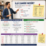 İlgi zamiri konu anlatımı yapan öğretmen ve ilgi zamiri örnekleri