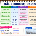 Hâl ekleri türleri ve örnekleri