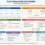 İlgi (tamlayan) eki, ekleri, nasıl bulunacağı ve iyelik ekiyle arasındaki fark