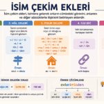 İsim çekim ekleri türleri ve örnekleri