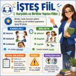İşteş fiilde karşılıklı ve birlikte yapılan eylem örnekleri