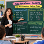 Kısaltmaların yazımı ve kısaltmalara gelen eklerin doğru kullanımı