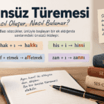 Ünsüz türemesi örnekleri: hak-hakkı, his-hissi, af-affetmek ve zan-zannı sözcüklerindeki ünsüz ikizleşmesi
