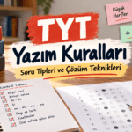 TYT yazım kuralları soru tipleri ve çözüm teknikleri görseli